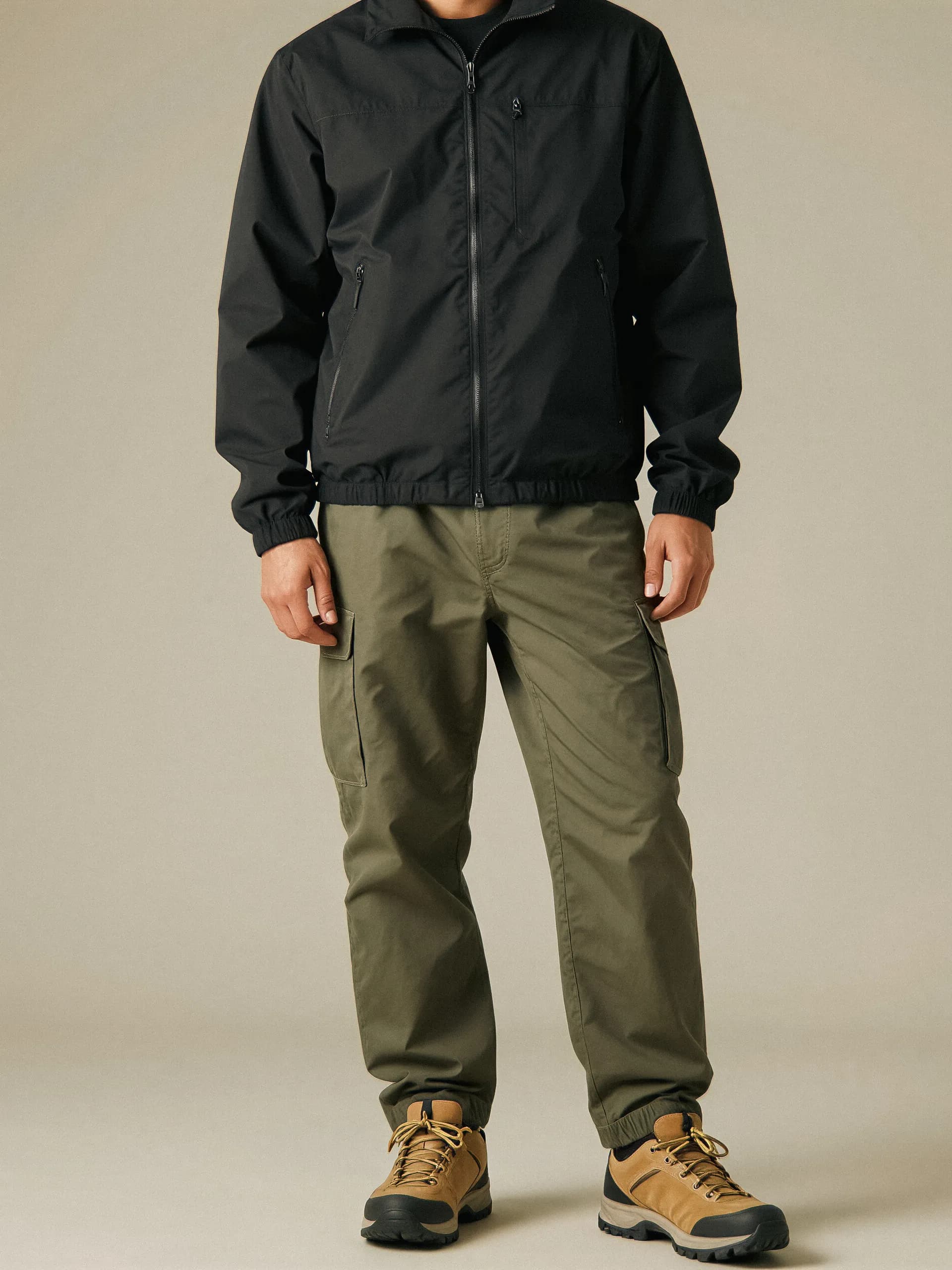 Combat leather boots - bottom view