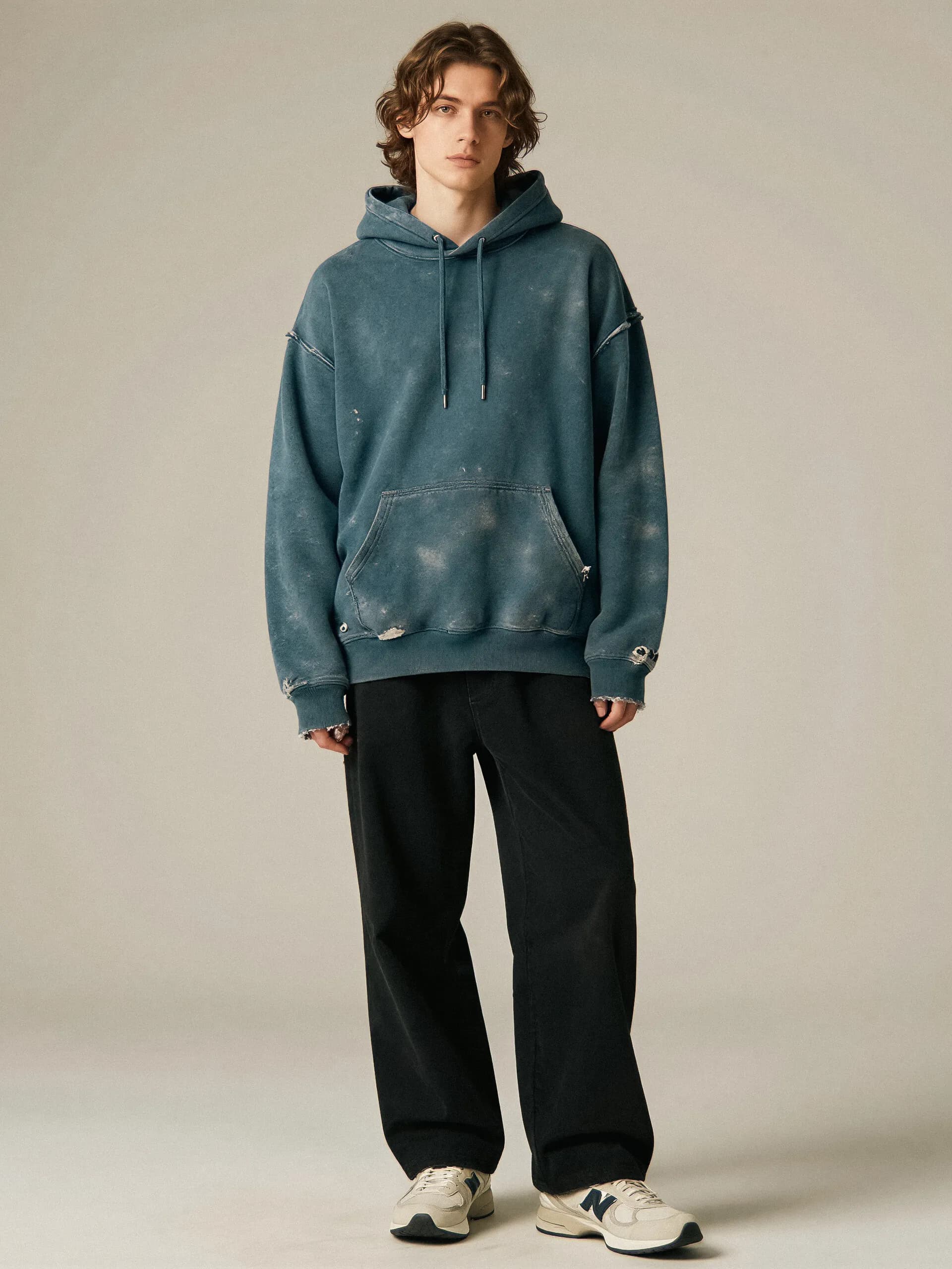 Essential oversized hoodie - full view