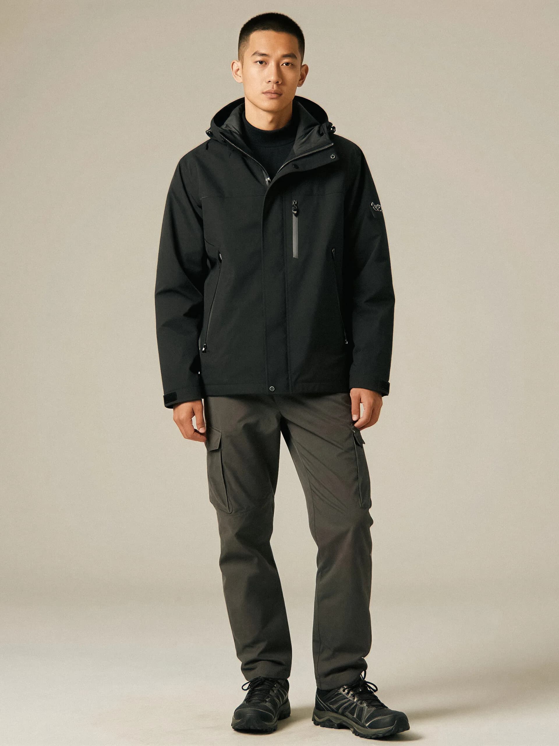 Urban technical jacket - full view