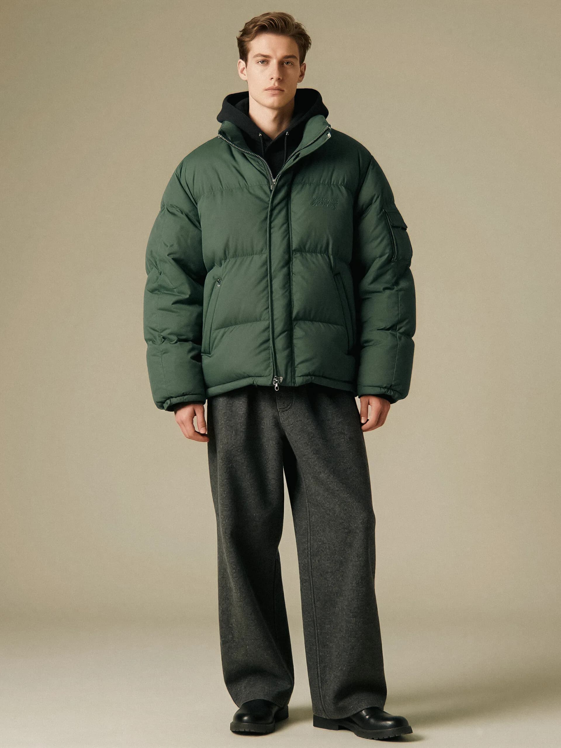 Arctic puffer jacket - full view