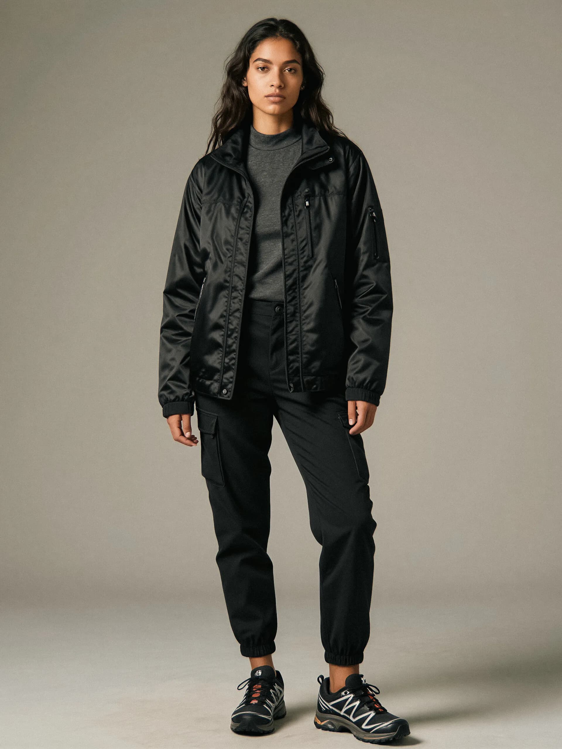 Active technical jacket - full view