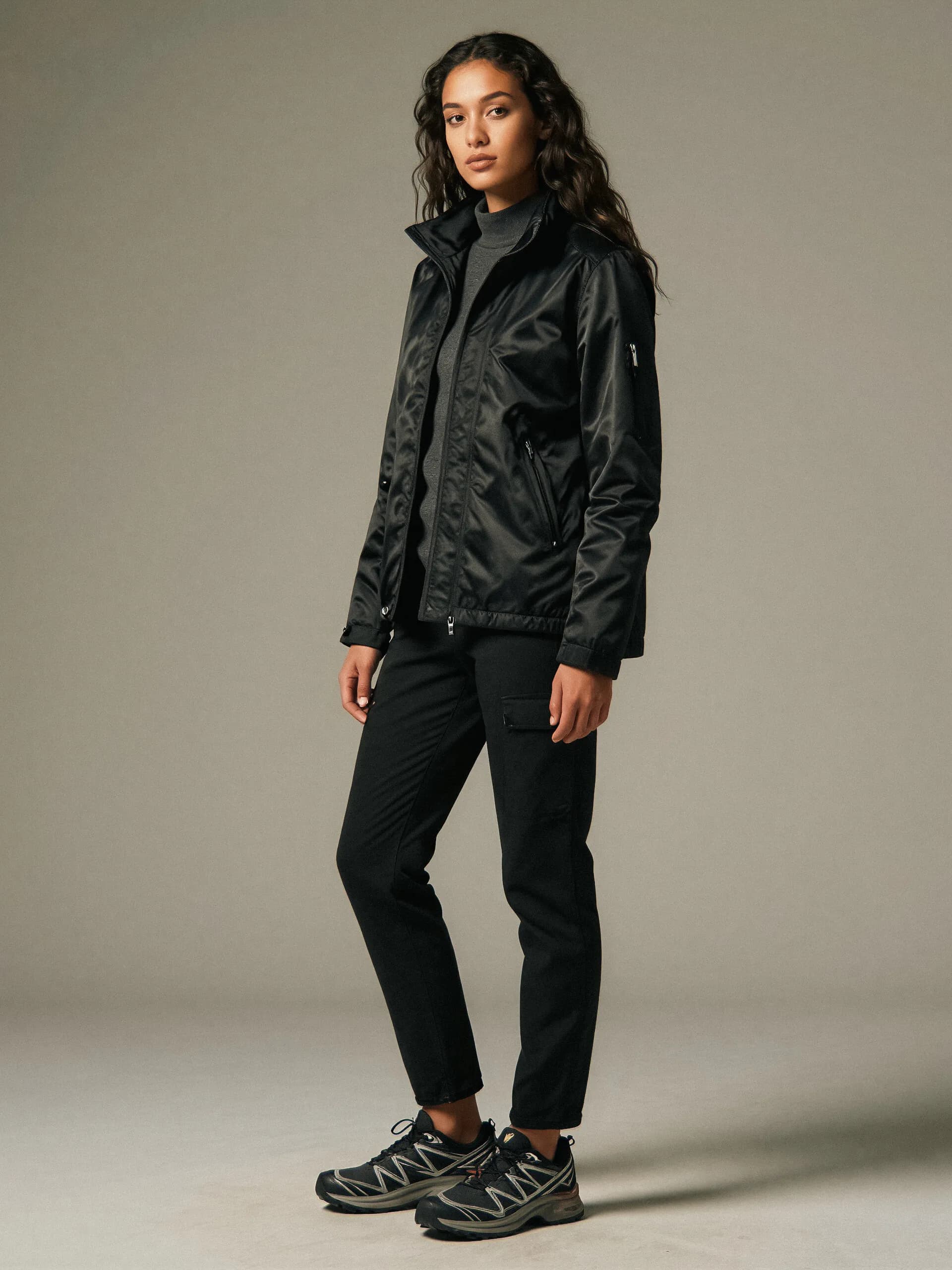 Active technical jacket - side view