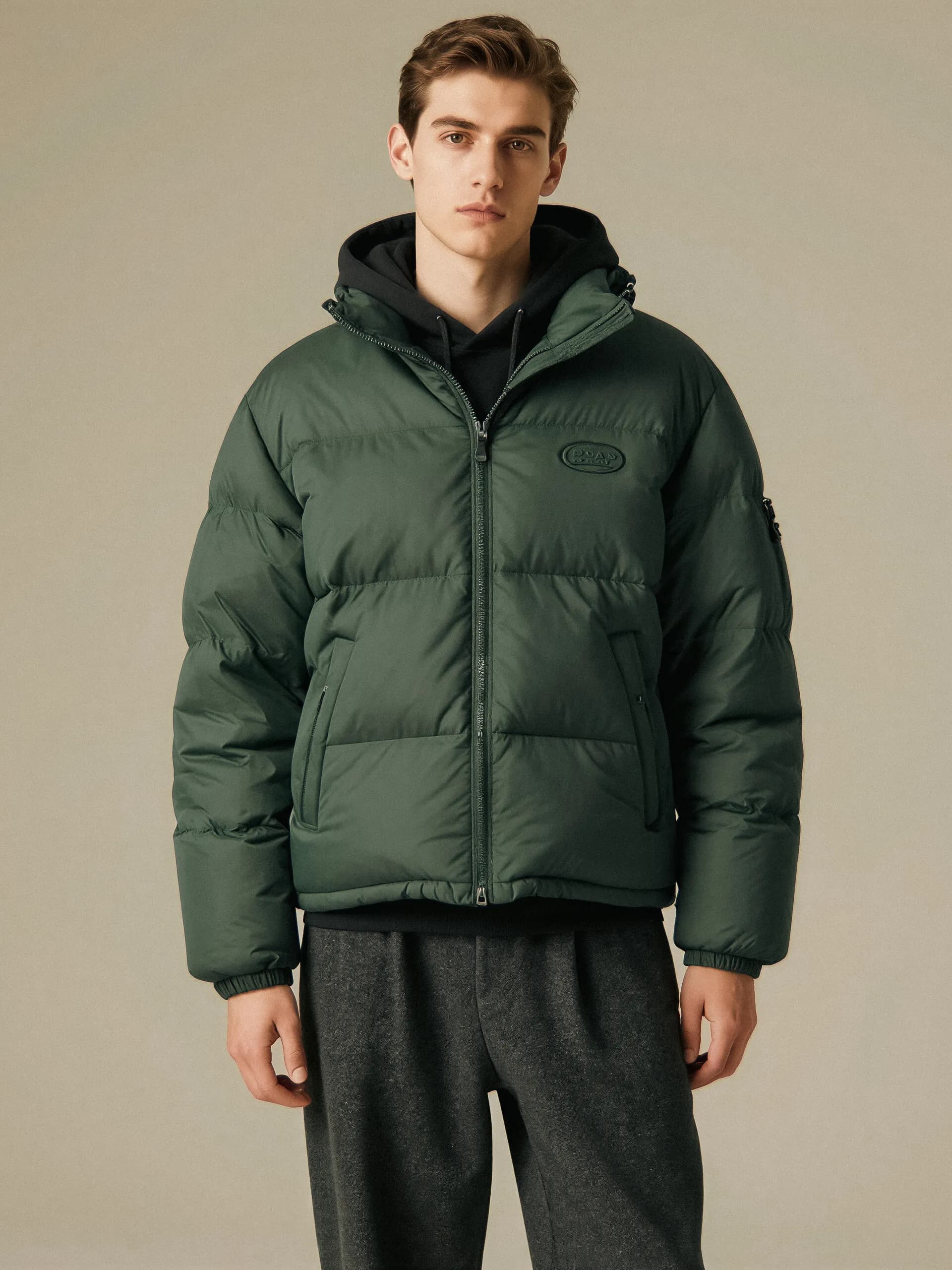 Arctic puffer jacket - torso view