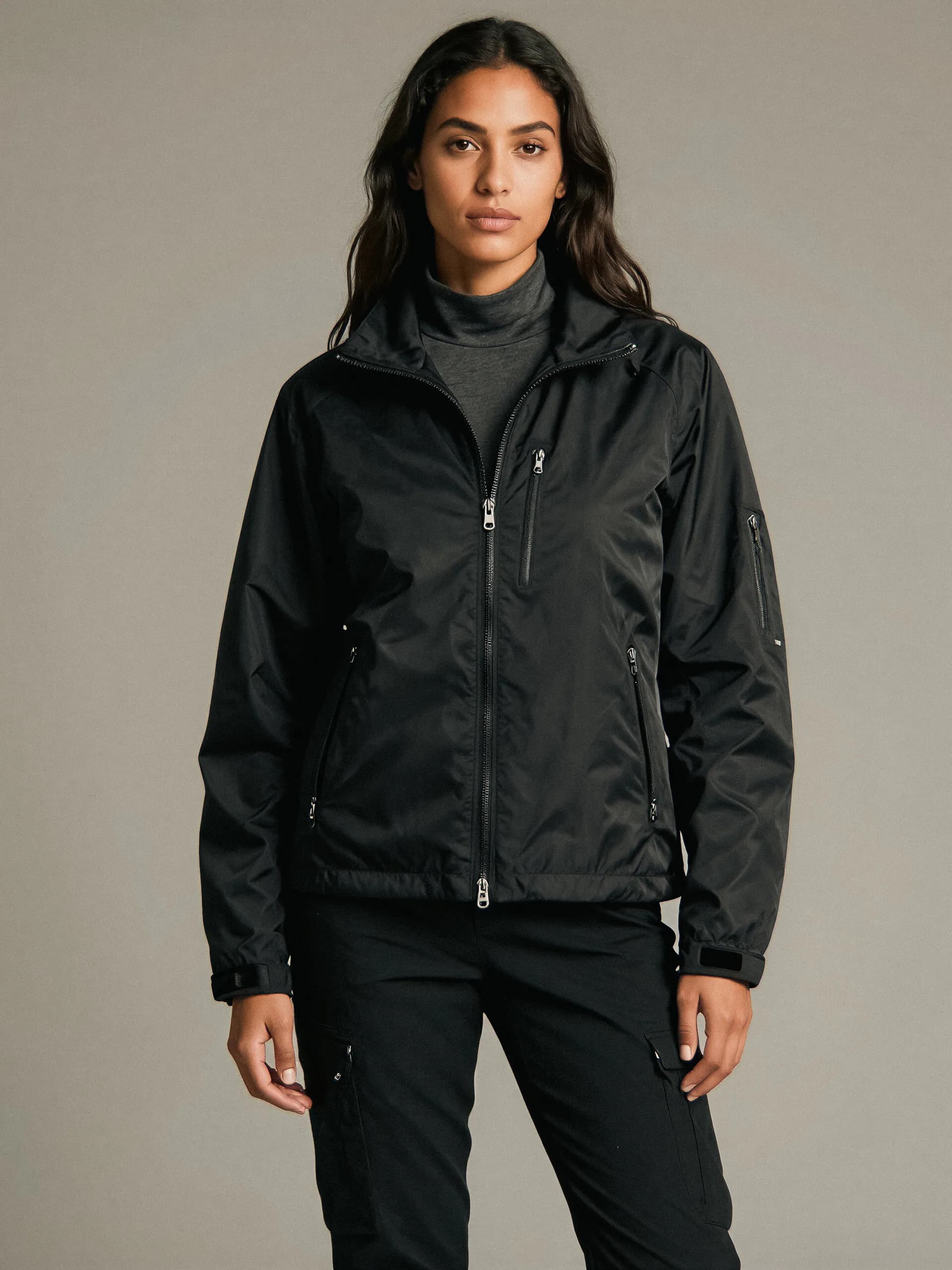 Active technical jacket - torso view