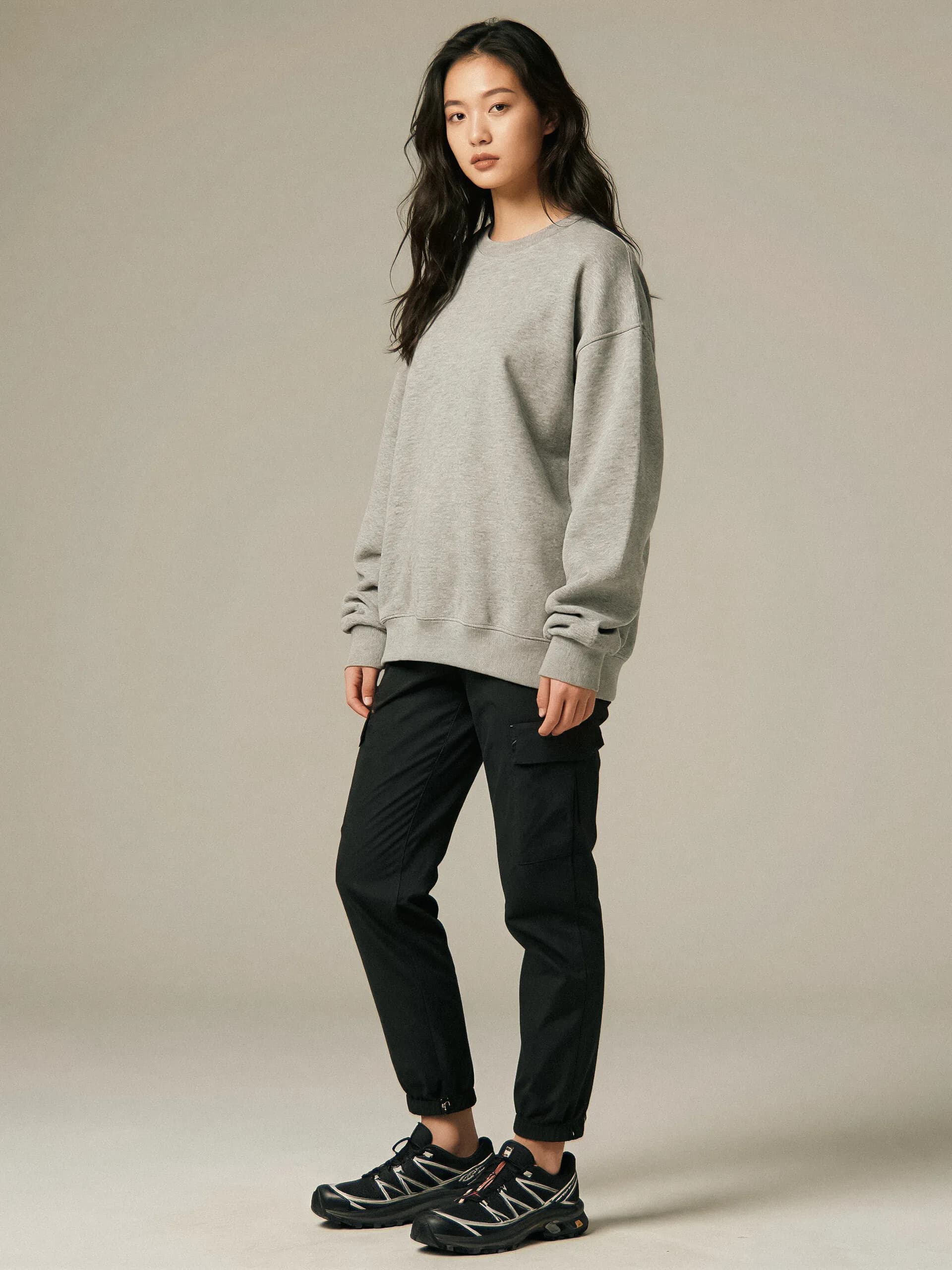 Retro platform sneakers - side view